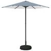 vidaXL Puutarha Parasilta, jossa jalka 230 x 230 cm Polyesteri