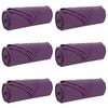 vidaXL Heittop&auml;&auml;llys 6 kpl Violetti 200 x 150 cm 2.61 kg Fleese