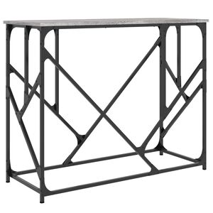 vidaXL Konsolip&ouml;yt&auml; harmaa Sonoma 100x40x80 cm tekninen puu