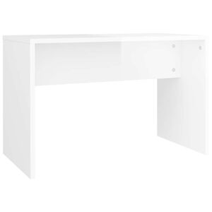 vidaXL Meikkijakkara korkeakiilto valkoinen 70x35x45 cm tekninen puu