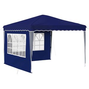 vidaXL Pop-up Juhlateltta 288 x 288 x 245 cm Sininen Oxford-kangas