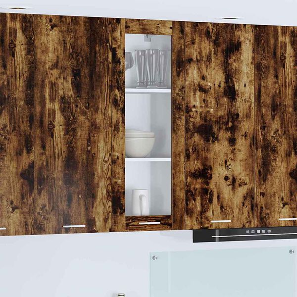 vidaXL Henkarikaappi ovella Savup&auml;hkin&auml; 40 x 31 x 100 cm Tekninen puu