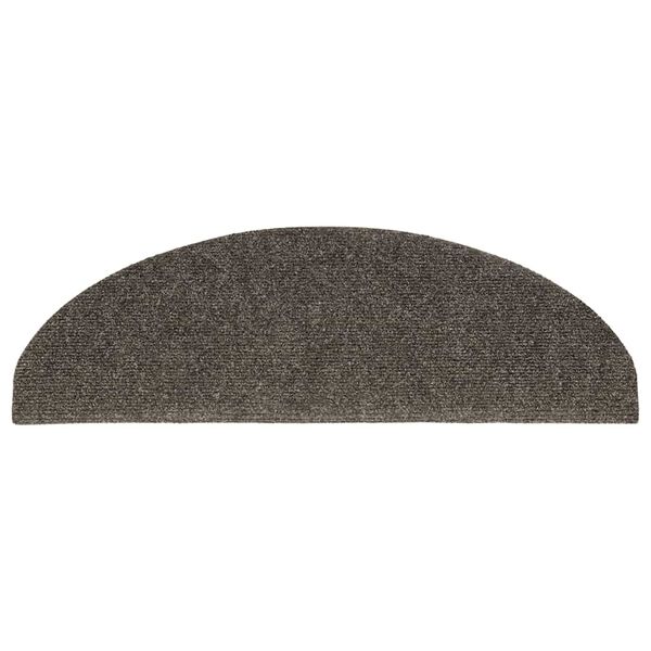 vidaXL Porrasmatot itseliimautuvat 30 kpl 65x21x4 cm Antrasiitti Puolipyöreä Suuri