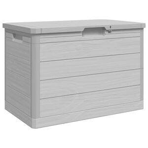 vidaXL Ulkotyynylaatikko harmaa 77,5x44,5x53 cm polypropeeni
