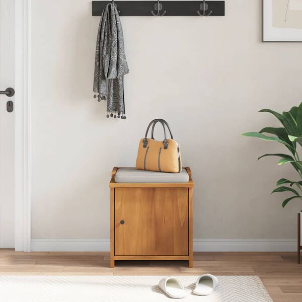 vidaXL Eteisen penkki SANDNES 45x40x50 cm täysi mänty