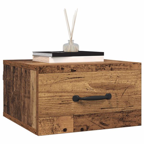 vidaXL Y&ouml;p&ouml;yt&auml;kaappi Vanha Puu 35 x 35 x 20 cm Tekninen puu