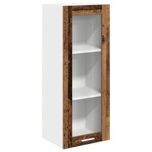 vidaXL Henkarikaappi ovella Vanha puu 40 x 31 x 100 cm Tekninen puu