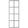 vidaXL Liukuovi alumiini ja ESG-lasi 76x205 cm musta