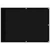 vidaXL Parvekesuoja musta 75x800 cm 100% polyesteri Oxford kangas