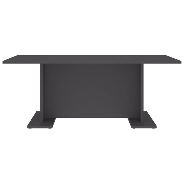 vidaXL Sohvapöytä harmaa 103,5x60x40 cm lastulevy