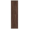 vidaXL Vaatekaappi ruskea tammi 30x50x200 cm tekninen puu
