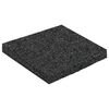 vidaXL Kumirouhepatiop&auml;&auml;llyste Musta 9 x 9 x 0,8 cm Kumi
