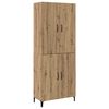 vidaXL Korkea kaappi 2 pcs Artisan tammi 69,5 x 34 x 180 cm