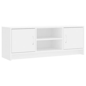 vidaXL TV-taso valkoinen 102x30x37,5 cm tekninen puu