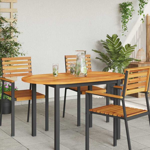 vidaXL P&ouml;yt&auml;levy &Ouml;ljyinen luonnollinen 120 x 70 x 2 cm Tihe&auml; akasiapuu