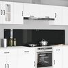 vidaXL Keitti&ouml;n suojapaneeli 2 pcs Musta 110 x 50 cm karkaistu lasi