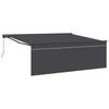 vidaXL Vetoutuva markiisi Antrasiitti 400 &times; 300 cm