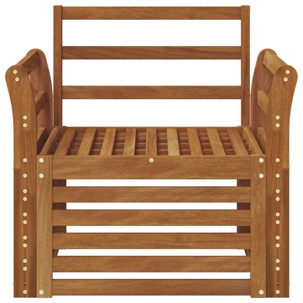 vidaXL Ulkosohvakokoelma Luonnollinen 75,5 x 63 x 73 cm