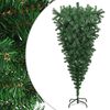 vidaXL Tekokuusi yl&ouml;salainen jalustalla vihre&auml; 180 cm