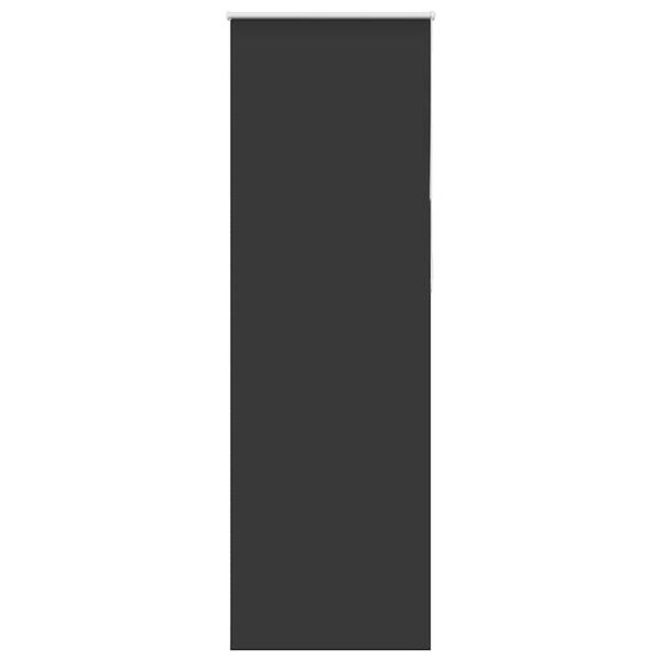 vidaXL Rullaverho Blackout Musta 70x230 cm Kankaan leveys 65,7 cm