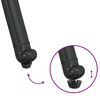 vidaXL Puutarap&ouml;yt&auml;sarja 3 pcs Musta Valu-alumiini