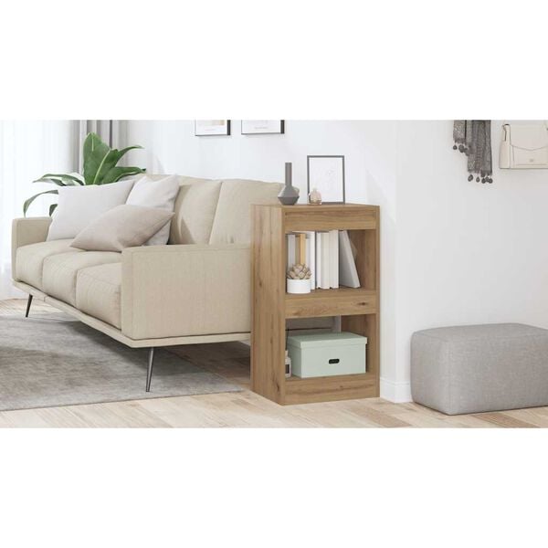 vidaXL Kirjahylly/tilanjakaja käsityöläinen tammi 40x30x72 cm