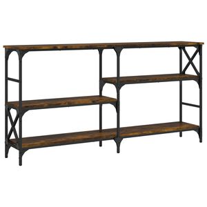 vidaXL Konsolip&ouml;yt&auml; savutammi 150x29x76,5 cm tekninen puu