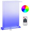 vidaXL Uima-altaan suihkul&auml;hde RGB LED-valoilla akryyli 51 cm