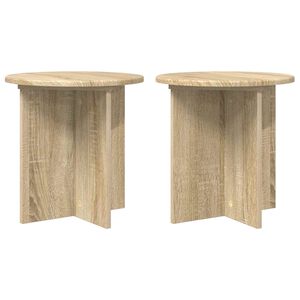 vidaXL Kasviteline 2 kpl Sonoma-tammi 40 x 40 x 40 cm Tekninen puu