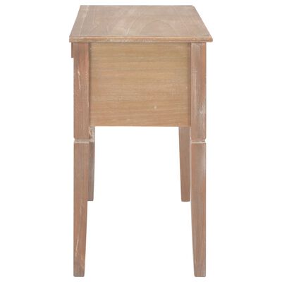 vidaXL Kirjoituspöytä ruskea 109,5x45x77,5 cm puinen