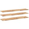 vidaXL Kelluvat hyllyt 3 kpl 120x30x2 cm &ouml;ljytty massiivipuu akaasia