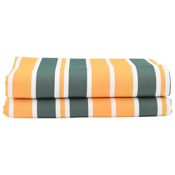 vidaXL Varjostimen vaihto Vihre&auml; ja keltainen 1000 x 160 cm