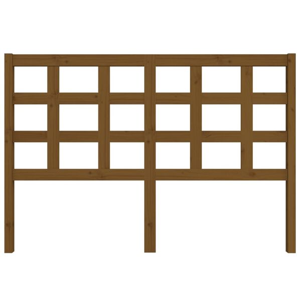 vidaXL S&auml;ngynp&auml;&auml;ty hunajanruskea 145,5x4x100 cm t&auml;ysi m&auml;nty