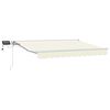 vidaXL Manuaalinen markiisin runko LED-valoilla 2,5 x 2 m