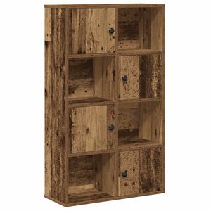 vidaXL Kirjahylly vanha puu 60x24x101,5 cm tekninen puu