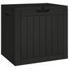 vidaXL Puutarhan varastoarkku musta 55,5x43x53 cm polypropeeni