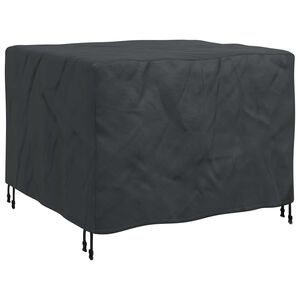 vidaXL Huonekalusuojus Yksiv&auml;rinen Musta 113 x 113 x 73 cm 420D