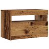 vidaXL TV-kaappi LED-valoilla Old Wood 60x35x40 cm Engineered Wood