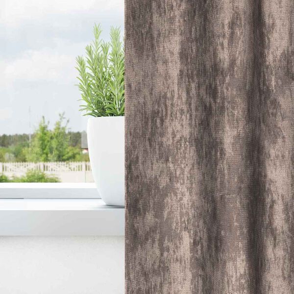 vidaXL Samettiverhot verhoilla 2 pcs Cappuccino 140 x 140 cm Sametti