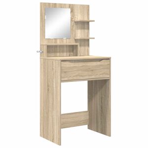 vidaXL Makuuhuoneen meikkip&ouml;yd&auml;t Sonoma-tammi 60 x 39,5 x 135 cm