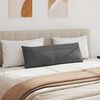 vidaXL Sohvatyynyt 2 pcs Tumma harmaa 120 x 40 cm Korduroikangas