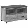vidaXL Halli penkki Harmaa Sonoma 80 x 38 x 46 cm
