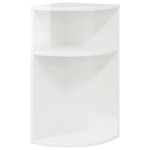 vidaXL P&auml;&auml;typ&ouml;yt&auml; Korkean kiillon valkoinen 29,6 x 29,6 x 60 cm