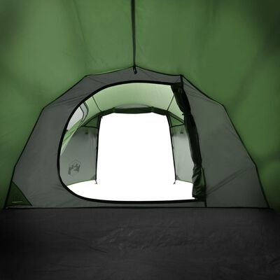 vidaXL Tunneliteltta 2 henkilölle vihreä vedenkestävä