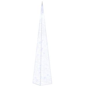 vidaXL LED koristevalokartio sininen akryyli 60 cm