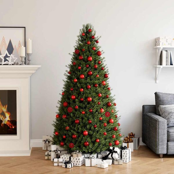 vidaXL Joulupallot 100 kpl viininpunainen 3/4/6 cm