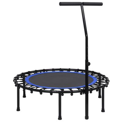 vidaXL Fitness trampoliini kahvalla ja turvatyynyllä 102 cm