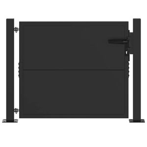 vidaXL Puutarhaportti 100x100 cm Corten-teräs