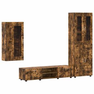 vidaXL TV-tasosetti laatikon kanssa FLORIN Savup&auml;hkin&auml; Tekninen puu