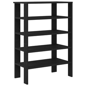 vidaXL Kenk&auml;teline musta 61x32x87,5 cm tekninen puu